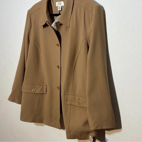 Talbots Vintage Wool Business Blazer Jacket Minimalist 20W Petite Made In Japan - Picture 4 of 11